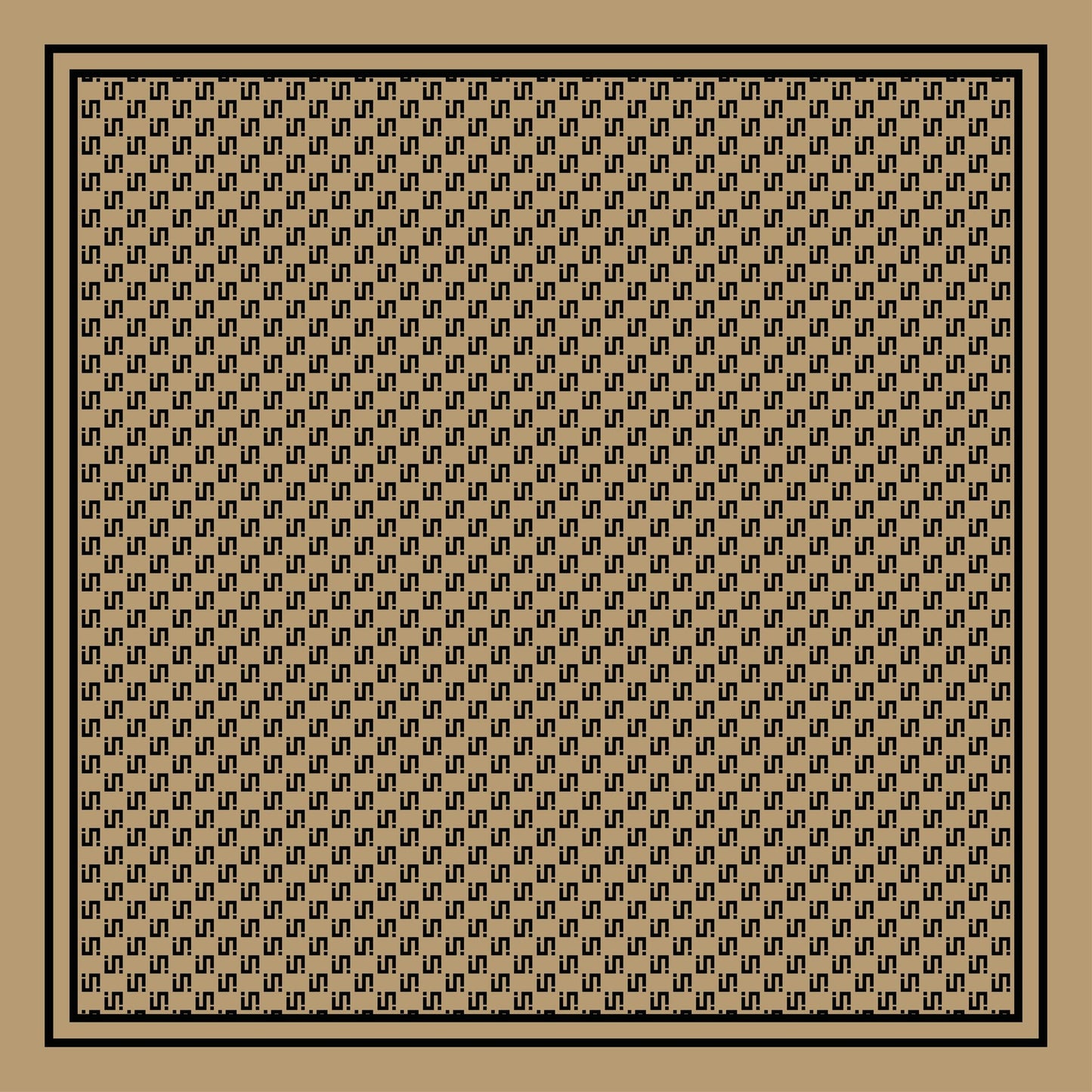 Caramello silk scarf 90x90