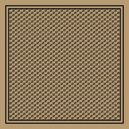 Caramello silk scarf 90x90