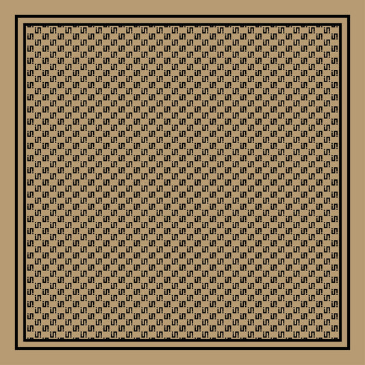Caramello silk scarf 90x90